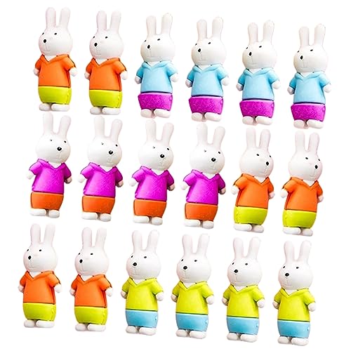DOITOOL 18Stücke Teiliges Kaninchen Radiergummi Kawaii Tier Radiergummis für Klassenzimmer für Kreative Projekte und Lustige Schulmaterialien DOITOOL 18Stücke Teiliges Kaninchen Radiergummi Kawaii Tier Radiergummis für Klassenzimmer für Kreative Projekte und Lustige Schulmaterialien von DOITOOL