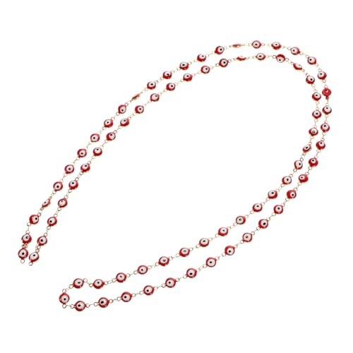 DOITOOL 1M Augen Perlenkette Lange DIY Schmuckkette Für Halloween Accessoires Vielseitig Einsetzbar Für Armbänder Und Halsketten DOITOOL 1M Augen Perlenkette Lange DIY Schmuckkette Für Halloween Accessoires Vielseitig Einsetzbar Für Armbänder Und Halsketten von DOITOOL