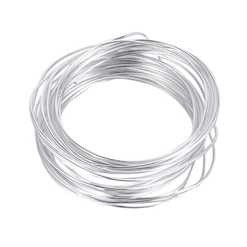 DOITOOL 1Rolle Biegsamer Aluminiumdraht für DIY Projekte Vielseitiger Schmuckdraht für Bastelarbeiten und Bildhauerei Kunsthandwerk DOITOOL 1Rolle Biegsamer Aluminiumdraht für DIY Projekte Vielseitiger Schmuckdraht für Bastelarbeiten und Bildhauerei Kunsthandwerk von DOITOOL