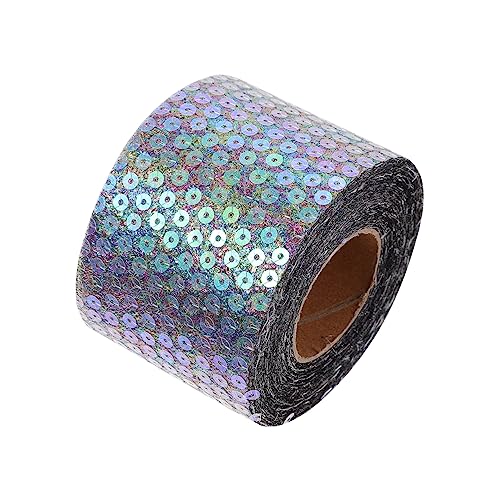 DOITOOL 1Rolle Farbband Für Haaraccessoires Schimmerndes Pailletten Und Stickband DIY Nähzubehör Für Bogen Und Dekoration DOITOOL 1Rolle Farbband Für Haaraccessoires Schimmerndes Pailletten Und Stickband DIY Nähzubehör Für Bogen Und Dekoration von DOITOOL
