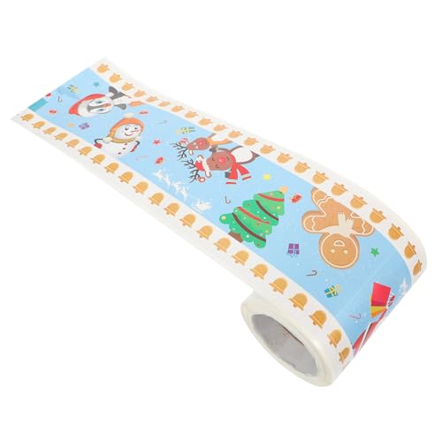 DOITOOL 1Rolle Festliches Cartoon Grenzpapier Für Klassenräume Entzückende Randverkleidung Für Weihnachten Verschleißfeste Wanddekoration Für Bulletin Boards Und Kreative DOITOOL 1Rolle Festliches Cartoon Grenzpapier Für Klassenräume Entzückende Randverkleidung Für Weihnachten Verschleißfeste Wanddekoration Für Bulletin Boards Und Kreative von DOITOOL