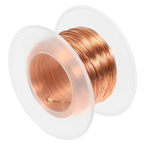 DOITOOL 1Rolle Fuß Reiner Kupferdraht Flexibler Schmuckdraht für DIY Projekte Elektrokultur Gartenarbeit und Bastelarbeiten von DOITOOL