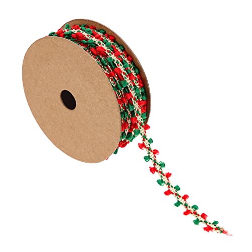 DOITOOL 1Rolle Geschenkband Mit Bunten Pompons Yards Langlebig Vielseitig Einsetzbar Für Geschenkverpackungen DIY Dekorationen Und Festliche Anlässe Für Weihnachten DOITOOL 1Rolle Geschenkband Mit Bunten Pompons Yards Langlebig Vielseitig Einsetzbar Für Geschenkverpackungen DIY Dekorationen Und Festliche Anlässe Für Weihnachten von DOITOOL