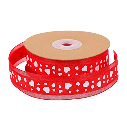 DOITOOL 1Rolle Geschenkband Mit Herzmotiv Dekoratives Packband Für Hochzeiten Und Besondere Anlässe Für Geschenkverpackungen Und DIY Projekte DOITOOL 1Rolle Geschenkband Mit Herzmotiv Dekoratives Packband Für Hochzeiten Und Besondere Anlässe Für Geschenkverpackungen Und DIY Projekte von DOITOOL