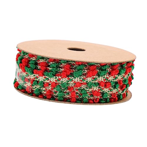 DOITOOL 1Rolle Geschenkbande Yards Zartes Dekorationsband Mit Weihnachtsbaum Für Geschenkverpackungen Und DIY Projekte Langlebig Und Leicht Zu Handhaben von DOITOOL