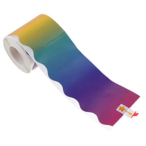 DOITOOL 1Rolle Gestreifte Randdekoration Für Pinnwände Gradient Farbwechsel Aufkleber Für Schwarze Bretter Für Festlichkeiten Und Kreative DIY Projekte DOITOOL 1Rolle Gestreifte Randdekoration Für Pinnwände Gradient Farbwechsel Aufkleber Für Schwarze Bretter Für Festlichkeiten Und Kreative DIY Projekte von DOITOOL