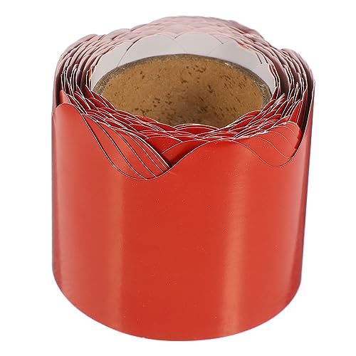 DOITOOL 1Rolle Gewellte Pinnwandränder Verschleißfester Randbesatz Für Klassenzimmerbordüren Dekoratives Randpapier Für Schule Und Zuhause DOITOOL 1Rolle Gewellte Pinnwandränder Verschleißfester Randbesatz Für Klassenzimmerbordüren Dekoratives Randpapier Für Schule Und Zuhause von DOITOOL