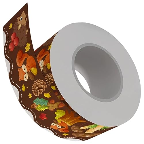 DOITOOL 1Rolle Herbstliche Grenzaufkleber für Pinnwände Selbstklebende Muster mit Herbstlichen Elementen für Klassenzimmer und Langlebig und Einfach Anzubringen DOITOOL 1Rolle Herbstliche Grenzaufkleber für Pinnwände Selbstklebende Muster mit Herbstlichen Elementen für Klassenzimmer und Langlebig und Einfach Anzubringen von DOITOOL