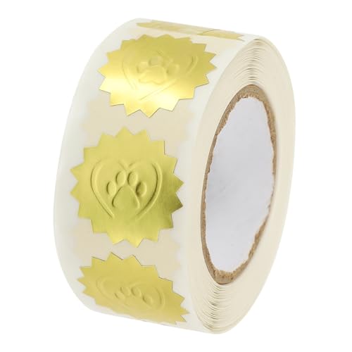 DOITOOL 1Rolle Klebeetiketten Für Hochzeitsgeschenke Selbstklebende Siegelaufkleber Im Eleganten Design Einladungskarten Und Geschenkverpackungen Und Langlebig DOITOOL 1Rolle Klebeetiketten Für Hochzeitsgeschenke Selbstklebende Siegelaufkleber Im Eleganten Design Einladungskarten Und Geschenkverpackungen Und Langlebig von DOITOOL