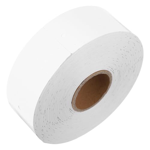 DOITOOL 1Rolle Kleidung Hangtag Blanko Etiketten für DIY Handwerk Einzelhandel Hochwertiges mit Aufhängeloch für Modegeschäfte von DOITOOL