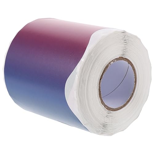 DOITOOL 1Rolle Selbstklebende Pinnwand Dekorationsaufkleber Wasserdichte Bordüren Für Wandtafeln Aufkleber Regenbogenfarben Für Zuhause von DOITOOL