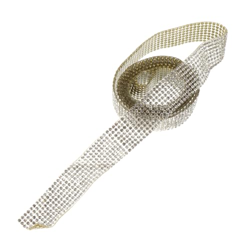 DOITOOL 1Rolle Selbstklebendes Kristallstrassband Mesh für Dekoration Reihen für Hochzeiten Projekte Einfach Zuschneidbar DOITOOL 1Rolle Selbstklebendes Kristallstrassband Mesh für Dekoration Reihen für Hochzeiten Projekte Einfach Zuschneidbar von DOITOOL