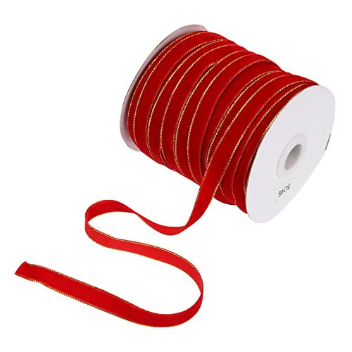 DOITOOL 1Rolle Veloursband für Weihnachten Yards für Geschenkverpackungen Weihnachtskränze Bastelarbeiten und Festliche Dekorationen Langlebig und Vielseitig Einsetzbar DOITOOL 1Rolle Veloursband für Weihnachten Yards für Geschenkverpackungen Weihnachtskränze Bastelarbeiten und Festliche Dekorationen Langlebig und Vielseitig Einsetzbar von DOITOOL