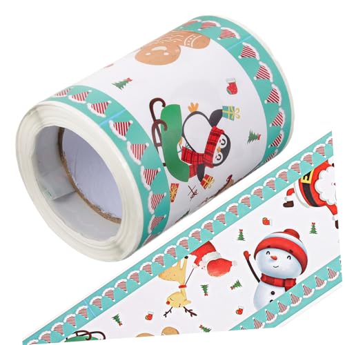 DOITOOL 1Rolle Weihnachtsrandaufkleber Für Abnehmbares Randpapier Für Dekoration Weihnachtsrandbesatz Für Vielseitige Bordüre Für Kreative Gestaltung von DOITOOL