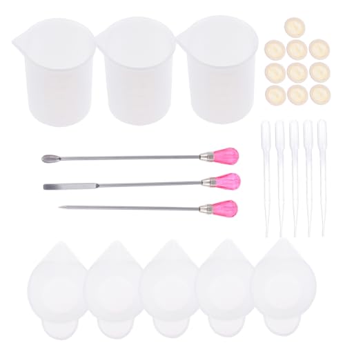 DOITOOL 1Satz Epoxidharz DIY Teiliges Silikonformen Und Messbecher Für Projekte Zum Mischen Von Epoxidkleber Und Farben Langlebig Und Einfach Zu Reinigen von DOITOOL