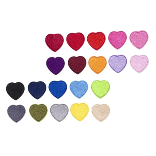DOITOOL 1Satz Herz Patches Aufnäher für Kleidung Weiche Langlebige Stoffaufkleber zum Abdecken von Flecken und Löchern für Styles DOITOOL 1Satz Herz Patches Aufnäher für Kleidung Weiche Langlebige Stoffaufkleber zum Abdecken von Flecken und Löchern für Styles von DOITOOL