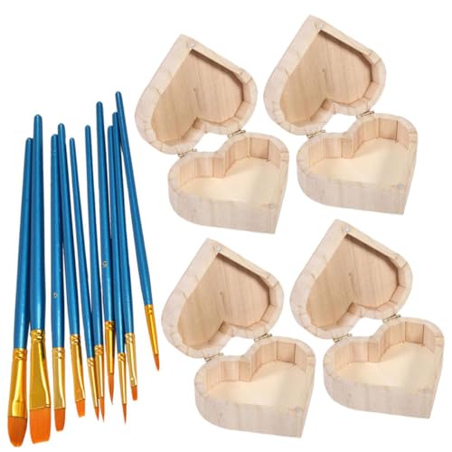 DOITOOL 1Satz Herzförmige Holzboxen Unlackierte Holz Organizer Boxen Für DIY Bastelprojekte Schmuckaufbewahrung Und Dekoration Blaue Marker Für Gestaltung DOITOOL 1Satz Herzförmige Holzboxen Unlackierte Holz Organizer Boxen Für DIY Bastelprojekte Schmuckaufbewahrung Und Dekoration Blaue Marker Für Gestaltung von DOITOOL