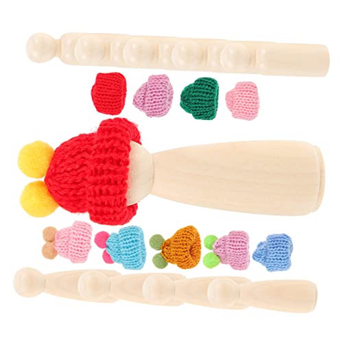 DOITOOL 1Satz Holzpflockpuppen mit Teiliges Unvollendeten Holzfiguren für DIY Bastelprojekte zum Bemalen für Erwachsene Sicherem Holzmaterial DOITOOL 1Satz Holzpflockpuppen mit Teiliges Unvollendeten Holzfiguren für DIY Bastelprojekte zum Bemalen für Erwachsene Sicherem Holzmaterial von DOITOOL