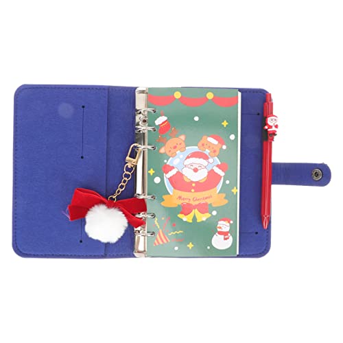 DOITOOL 1Satz Mädchen Filzjournal Weihnachten Notizbuch für Schüler Niedliches Tagebuch für Organisation und Kreative Ideen Langlebig und Handlich von DOITOOL