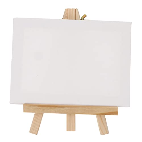 DOITOOL 1Satz Mini Holz Staffelei Tischdisplay für Hochzeiten Faltbare Künstler Staffelei mit Rahmen für Bilder Puzzles für Projekte von DOITOOL