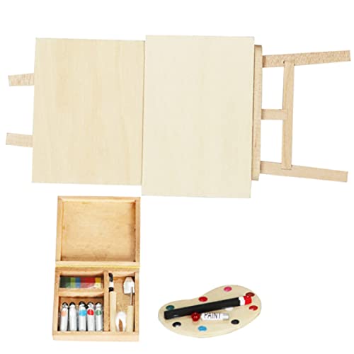 DOITOOL 1Satz Modell mit Zeichenbrett und Palette DIY Zubehör für Mini und Dekoration von DOITOOL
