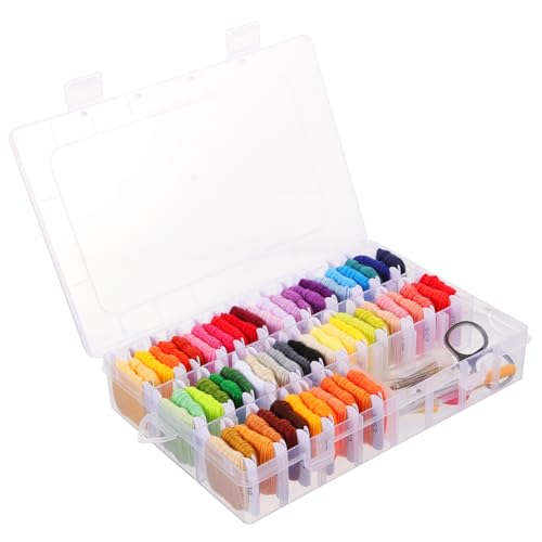 DOITOOL 1Satz Schnurarmband Herstellungsset Farben Stickgarn Set mit Zubehör für DIY Armbänder Heimnähen Basteln und Projekte Aufbewahrungsbox und Werkzeug DOITOOL 1Satz Schnurarmband Herstellungsset Farben Stickgarn Set mit Zubehör für DIY Armbänder Heimnähen Basteln und Projekte Aufbewahrungsbox und Werkzeug von DOITOOL