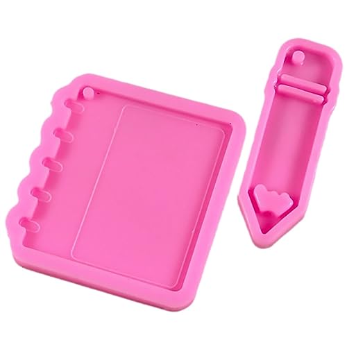 DOITOOL 1Satz Silikonform Für DIY Antihaft Silikonform Für Schlüsselanhänger Und Stift Charms Gießform Für Notizbuch Dekoration Vielseitige Silikon Gießform von DOITOOL