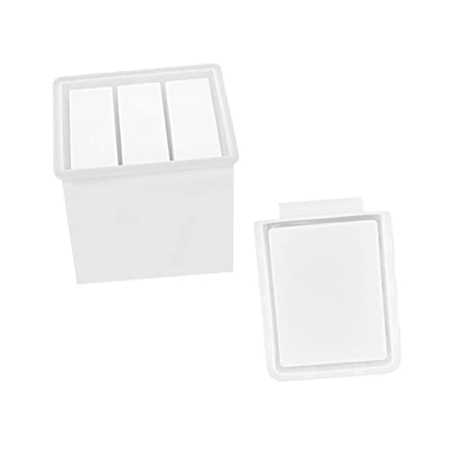 DOITOOL 1Satz Silikonform für Aufbewahrungsbox DIY Kunsthandwerk Wiederverwendbar für Epoxidharz Hauptteil und Schublade für Dekorationen von DOITOOL
