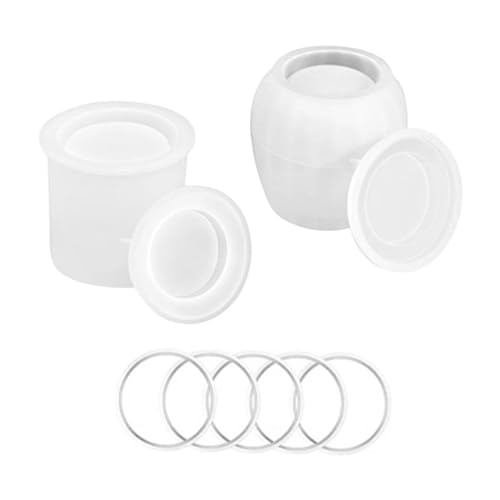DOITOOL 1Satz Silikonform für DIY Epoxidharz Teiliges Kürbis Vorratsglas Gießform für Handwerksprojekte Langlebig und Sicher für Personalisierte von DOITOOL