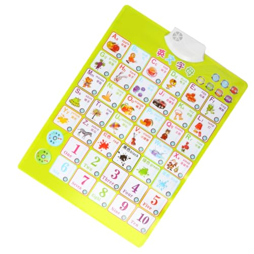 DOITOOL 1Stück Alphabetisches Sprechendes Plakat für Pädagogisches Lernspielzeug mit Amerikanischer Aussprache Elektronisches Lernposter für Vorschule für Unterhaltung DOITOOL 1Stück Alphabetisches Sprechendes Plakat für Pädagogisches Lernspielzeug mit Amerikanischer Aussprache Elektronisches Lernposter für Vorschule für Unterhaltung von DOITOOL