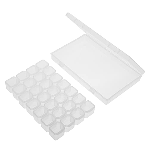 DOITOOL 1Stück Transparente Aufbewahrungsbox für Kleine Gegenstände Fächer Tragbar für Schmuck Perlen Strasssteine und Bastelbedarf Kompakte und Platzsparende Lösung für Ordnung DOITOOL 1Stück Transparente Aufbewahrungsbox für Kleine Gegenstände Fächer Tragbar für Schmuck Perlen Strasssteine und Bastelbedarf Kompakte und Platzsparende Lösung für Ordnung von DOITOOL