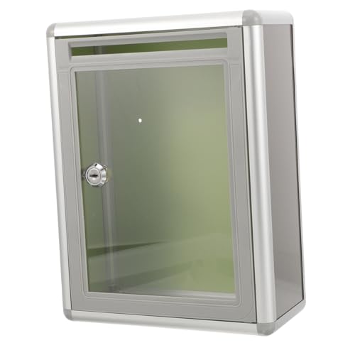 DOITOOL 1Stück Vorschlagsbox aus Acryl Wandmontierte Transparente Box für Vorschläge Beschwerden und Anregungen Kleine für Büro und Zuhause Installieren Großes DOITOOL 1Stück Vorschlagsbox aus Acryl Wandmontierte Transparente Box für Vorschläge Beschwerden und Anregungen Kleine für Büro und Zuhause Installieren Großes von DOITOOL
