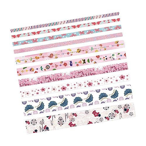 DOITOOL 2 Boxen Handbuchaufklebermaterial Journaling Sammelklebeband Rosa Klebrig Scrapbooking Tape Doppelseitiges Klebeband Klebeband Für Scrapbooking Karikatur Handwerk Verpackung von DOITOOL
