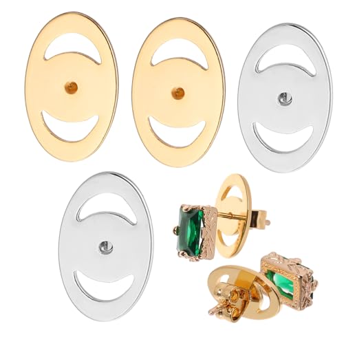 DOITOOL 2 Paare Anti-Drop-Ohrringe ohrring haken ohrring halter ohrring verschluss Ohrring Stütze durchbohrt Rücken Ohren für Ohrring DIY Zubehör Ohrring-Stopper hinten Silikon und Kupfer DOITOOL 2 Paare Anti-Drop-Ohrringe ohrring haken ohrring halter ohrring verschluss Ohrring Stütze durchbohrt Rücken Ohren für Ohrring DIY Zubehör Ohrring-Stopper hinten Silikon und Kupfer von DOITOOL