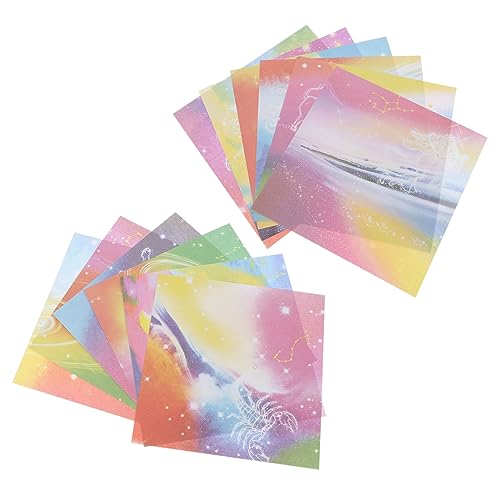 DOITOOL 2 Packungen Diy Doppelseitiges Origami Papier Faltpapier für Bastelprojekte Buntes Papier für Erwachsene für Kunst Diy und Schulprojekte von DOITOOL