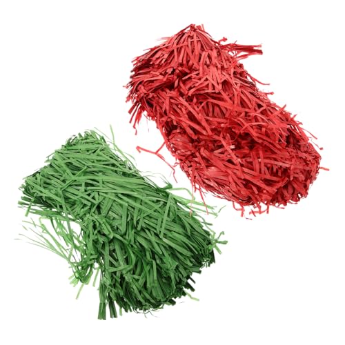 DOITOOL 2 Packungen Geschenkkorb Vorräte zerfetztes Konfetti vorhandener Füllerfalten Papierfetzen Korbfüllungen geschreddert zerkleinertes Papier Füllpapier Packfüller von DOITOOL