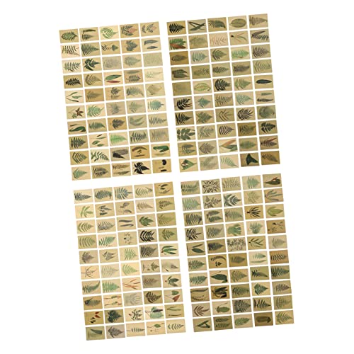 DOITOOL 2 Packungen Vintage Notizzettel Papiere Kreative Collage Materialien für Handbücher Alben und Scrapbooks Wiederverwendbare Umweltfreundliche Notizen mit Retro Mustern von DOITOOL