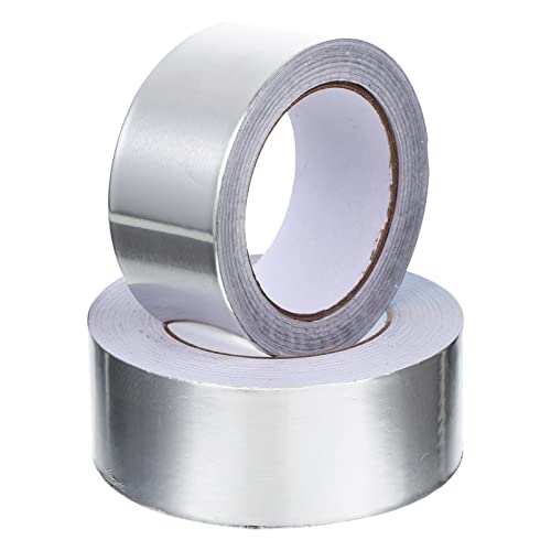 DOITOOL 2 Rollen Aluminium Folien Klebeband Set Hitzebeständig für Elektronik Küche und von DOITOOL