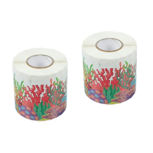 DOITOOL 2 Rollen Border Sticker für Pinnwand Wasserdichter Selbstklebender Dekorationsaufkleber mit Cartoon Design für Kreative Raumgestaltung für Klassenzimmer und Partys von DOITOOL