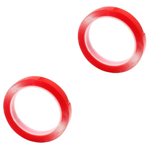 DOITOOL 2 Rollen Bürokratie Band Schwere Multifunktion Drinnen Im Freien Dasselbe Doppelseitiges Klebeband Für Stoff Doppelseitige Bänder Mehrzweckband Doppelseite Rot Acrylsäure DOITOOL 2 Rollen Bürokratie Band Schwere Multifunktion Drinnen Im Freien Dasselbe Doppelseitiges Klebeband Für Stoff Doppelseitige Bänder Mehrzweckband Doppelseite Rot Acrylsäure von DOITOOL