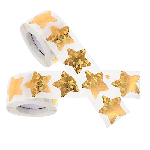 DOITOOL 2 Rollen Dekorative Stern Siegelsticker Selbstklebend Geschenkaufkleber für Hochzeit Party Basteln Geschenktüten Verschönerung DOITOOL 2 Rollen Dekorative Stern Siegelsticker Selbstklebend Geschenkaufkleber für Hochzeit Party Basteln Geschenktüten Verschönerung von DOITOOL