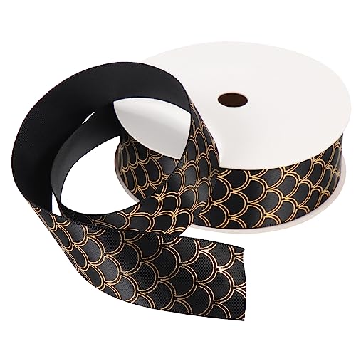 DOITOOL 2 Rollen Dekoratives Diy Schleifenband Polyester Wellenmuster für Hochzeiten und Feste Langlebig und Farbecht für Bastelprojekte DOITOOL 2 Rollen Dekoratives Diy Schleifenband Polyester Wellenmuster für Hochzeiten und Feste Langlebig und Farbecht für Bastelprojekte von DOITOOL