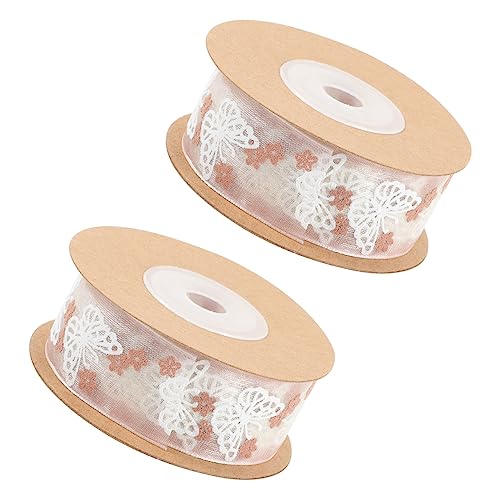 DOITOOL 2 Rollen Diy Geschenkbänder Langlebiges Schneidbares Satinband für Dekorationen Hochzeiten Partys und Bastelprojekte Vielseitig Einsetzbar Hohe DOITOOL 2 Rollen Diy Geschenkbänder Langlebiges Schneidbares Satinband für Dekorationen Hochzeiten Partys und Bastelprojekte Vielseitig Einsetzbar Hohe von DOITOOL