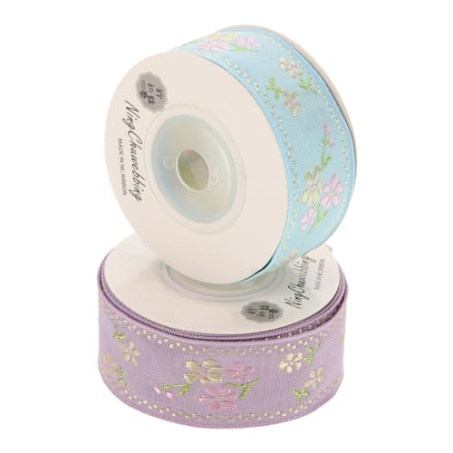 DOITOOL 2 Rollen Diy Gurtband Schleife Seidenband Bunt Für Nähen Gemustert Stoffband Kleidungszubehör Bastelgurtband Nähmaterial Handgefertigte Kleidung Stickband Polyester Baumwolle DOITOOL 2 Rollen Diy Gurtband Schleife Seidenband Bunt Für Nähen Gemustert Stoffband Kleidungszubehör Bastelgurtband Nähmaterial Handgefertigte Kleidung Stickband Polyester Baumwolle von DOITOOL