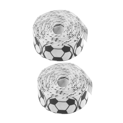 DOITOOL 2 Rollen Fußball -Dekorationsband Verpackung Sportband Band zum Verpacken Sportpartyband Geschenkband Themenband Fußballbänder zum Handwerk kreatives Band Wickelband Stoff DOITOOL 2 Rollen Fußball -Dekorationsband Verpackung Sportband Band zum Verpacken Sportpartyband Geschenkband Themenband Fußballbänder zum Handwerk kreatives Band Wickelband Stoff von DOITOOL