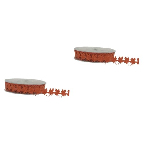 DOITOOL 2 Rollen Geprägter Ahornblattband Urlaub Weihnachten Weihnachtsverpackungsband Verpackung Und Band Baumband Satinband Girlande Für Weihnachtsbaum Schleife Weihnachtsdrahtband DOITOOL 2 Rollen Geprägter Ahornblattband Urlaub Weihnachten Weihnachtsverpackungsband Verpackung Und Band Baumband Satinband Girlande Für Weihnachtsbaum Schleife Weihnachtsdrahtband von DOITOOL