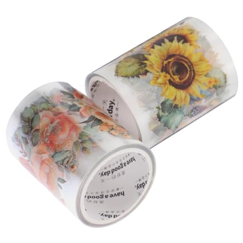 DOITOOL 2 Rollen Handband pflanzen Blumen- Haustier-Tape-Journaling Anlage Craft Scrapbooking Planer Tagebuchband Klebeband für Scrapbooking Haustierbandblumen das Haustier DOITOOL 2 Rollen Handband pflanzen Blumen- Haustier-Tape-Journaling Anlage Craft Scrapbooking Planer Tagebuchband Klebeband für Scrapbooking Haustierbandblumen das Haustier von DOITOOL