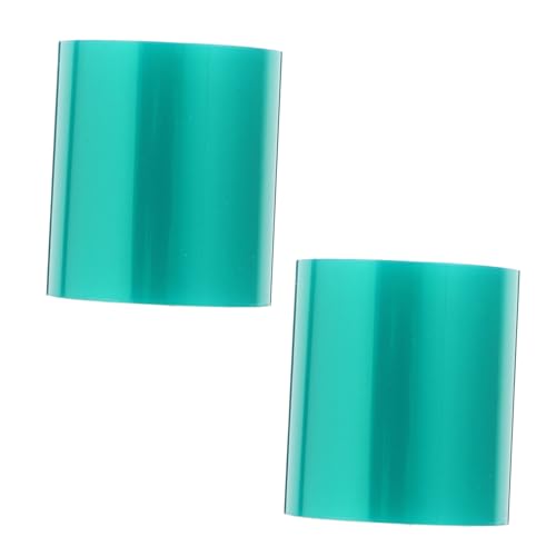 DOITOOL 2 Rollen Hochtemperaturbeständiges Klebeband Malerband Polyesterband Epoxidharzzubehör Klebeband dekorieren UV-Harzband Holzbearbeitungsband Epoxidband Farbband das Haustier Grün von DOITOOL