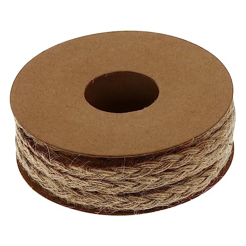 DOITOOL 2 Rollen Hochzeits Dekoband aus Natürlichem Juteband für Geschenkverpackung DIY Basteln Umweltfreundliches Langlebiges Band für Party und Hochzeitsdekoration von DOITOOL