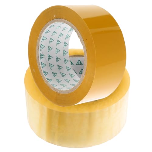 DOITOOL 2 Rollen Kartonverschluss Klebeband Transparente Verpackungsbänder für Haushalt Büro und Schule Hochviskoses Versandband für Kartons und Bastelprojekte DOITOOL 2 Rollen Kartonverschluss Klebeband Transparente Verpackungsbänder für Haushalt Büro und Schule Hochviskoses Versandband für Kartons und Bastelprojekte von DOITOOL